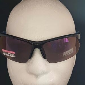Black Sunglasses with Brown Tinted Lenses